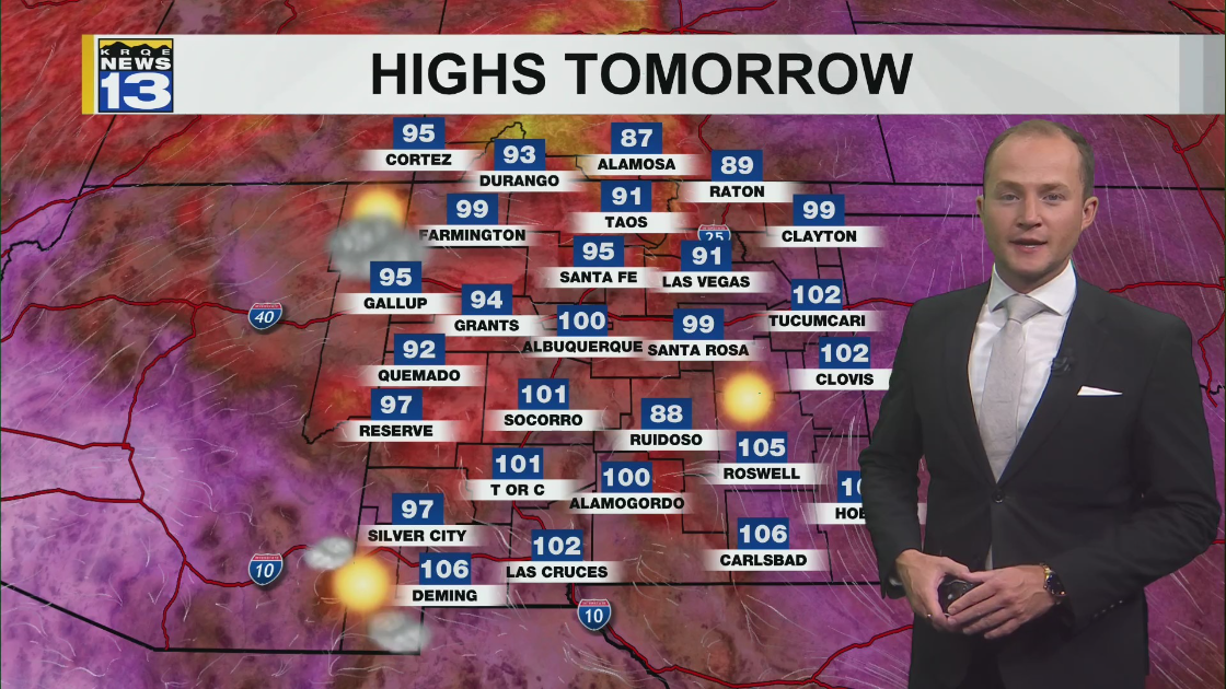 Record heat possible this week across New Mexico – KRQE NEWS 13 ...