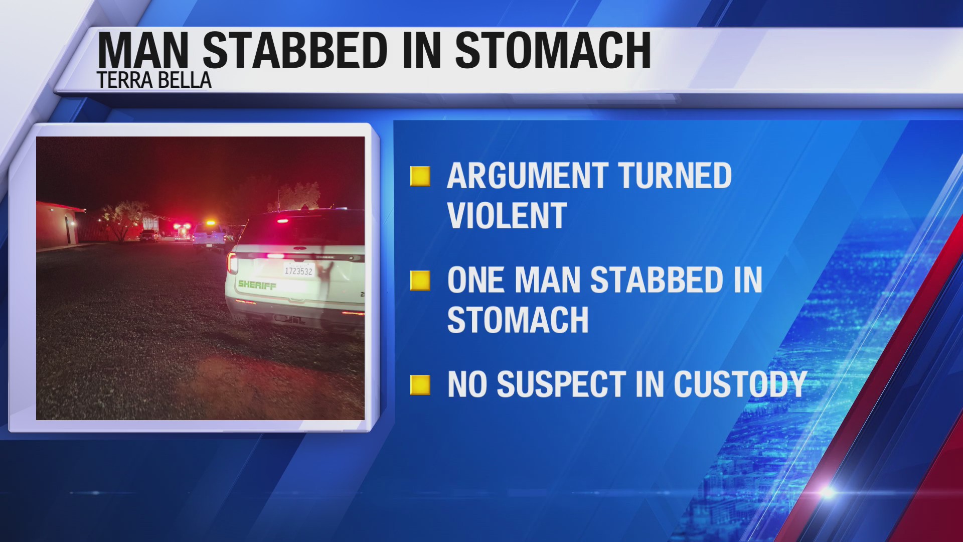 Man stabbed in stomach at house party in Terra Bella – CBS47 and KSEE24 ...