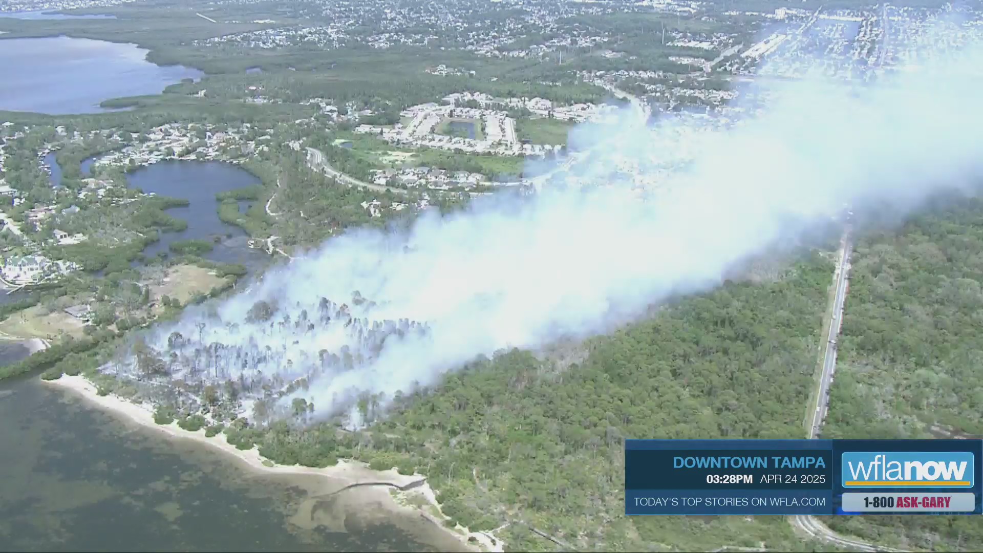 Pasco County 40-acre brush fire – WFLA