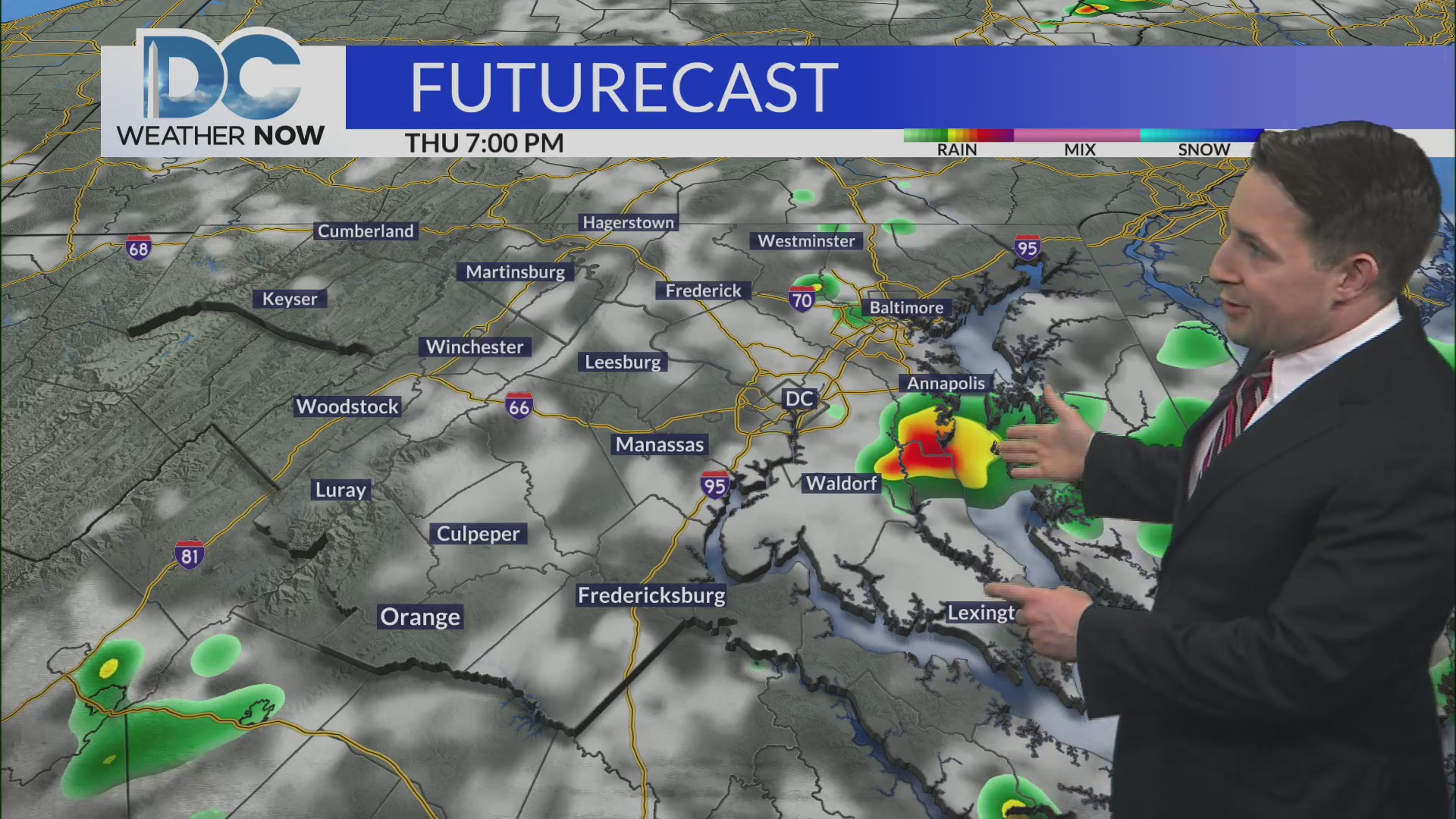 Heavy rain is gone, trending drier on Thursday (10 PM) – DC News Now ...