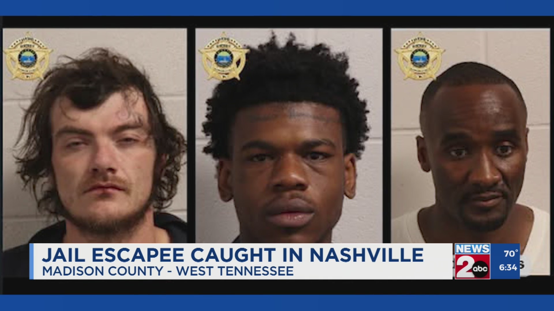 Jail escapee captured in Nashville – WKRN News 2