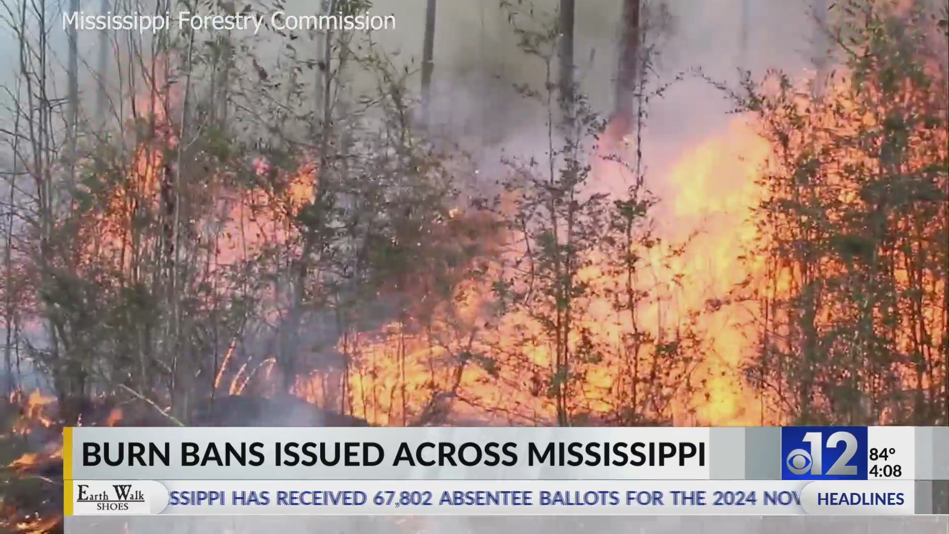 Burn bans issued across Mississippi as dry conditions persist – WJTV