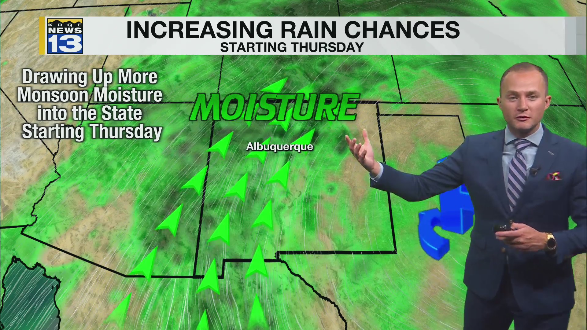 Rain cools us off slightly later this week – KRQE NEWS 13 – Breaking ...