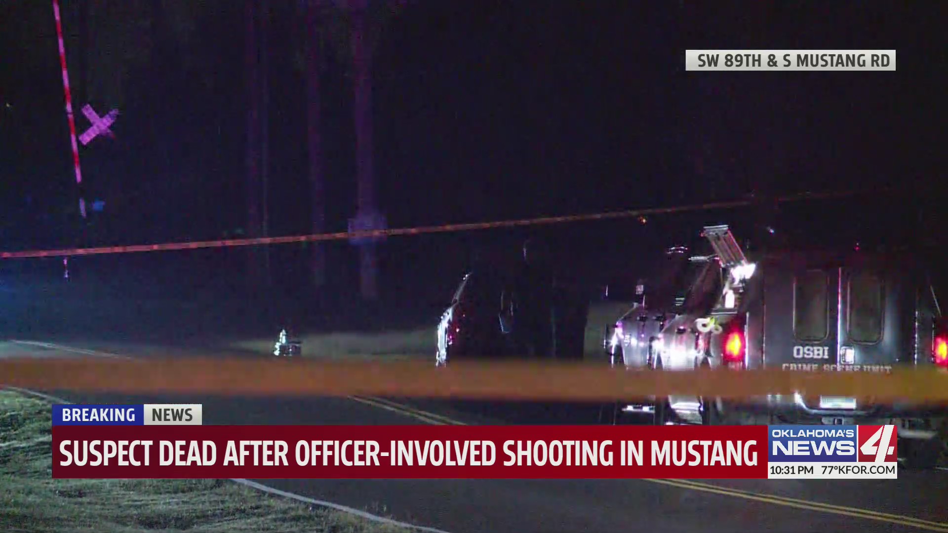 Suspect dead after officer-involved shooting in Mustang – KFOR.com ...