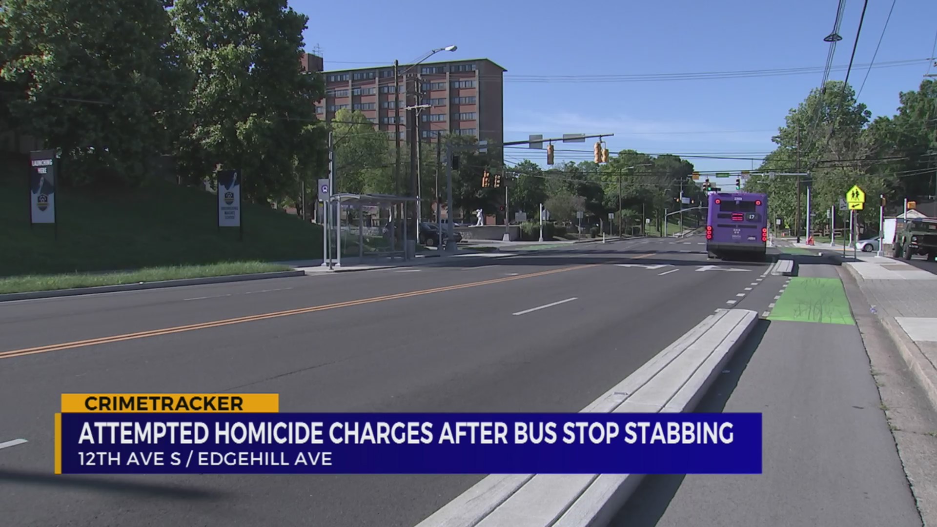 Man charged after stabbing at WeGo bus stop – WKRN News 2