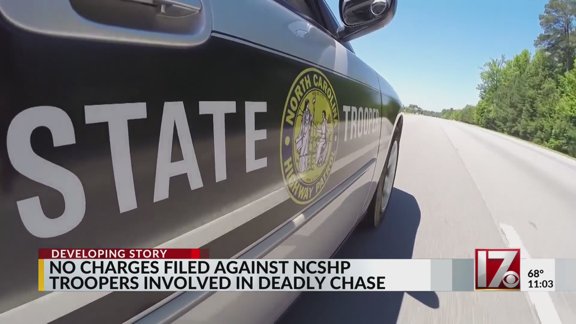 No charges filed against NCSHP troopers in deadly crash