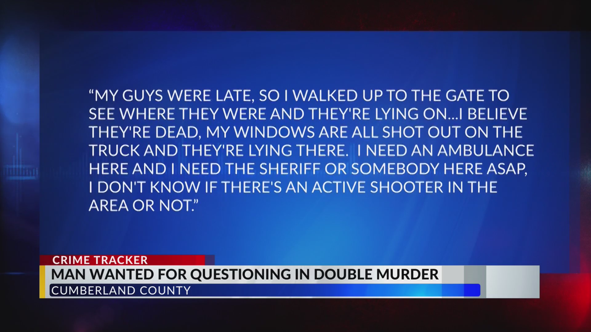 Man wanted for murder in Fayetteville double murder – CBS17.com