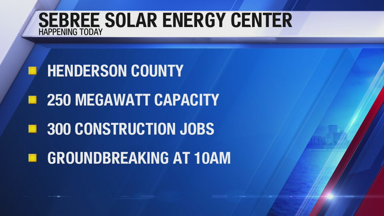 Sebree Solar Groundbreaking preview Eyewitness News (WEHT/WTVW)