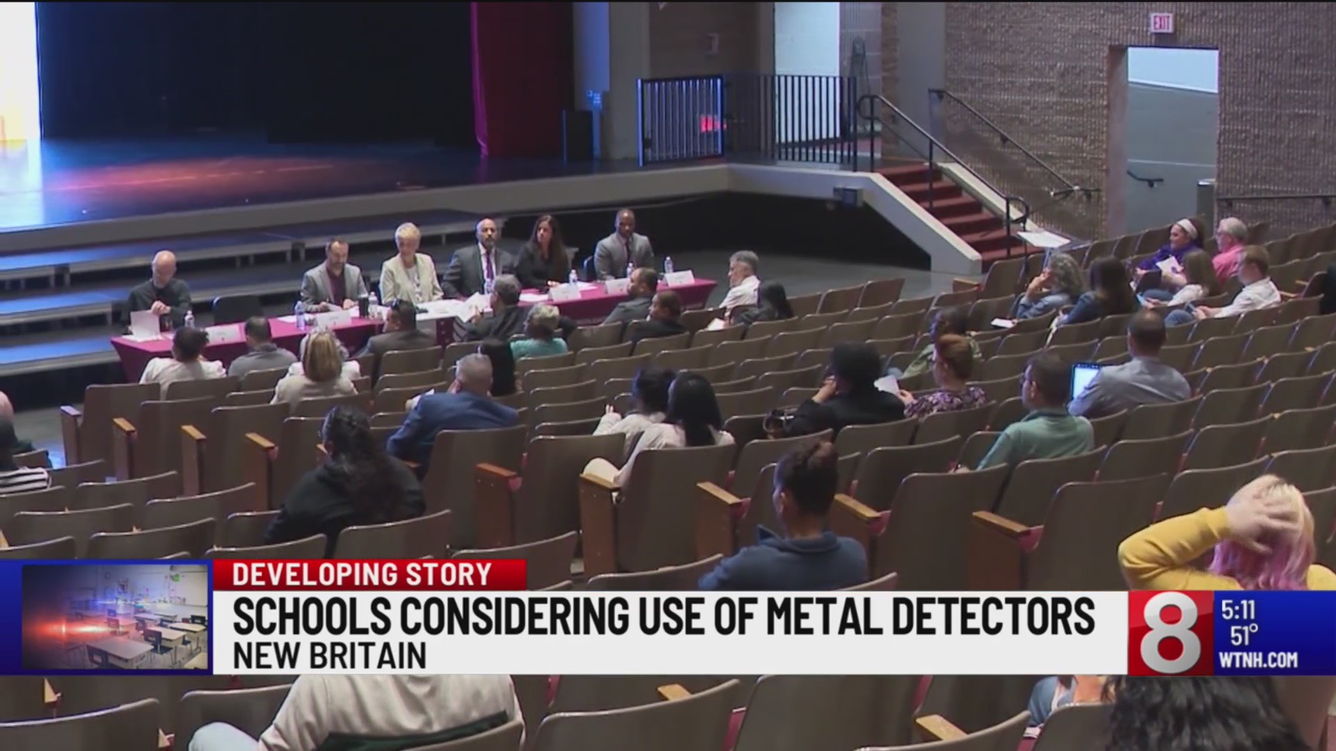 New Britain schools consider use of metal detectors after security