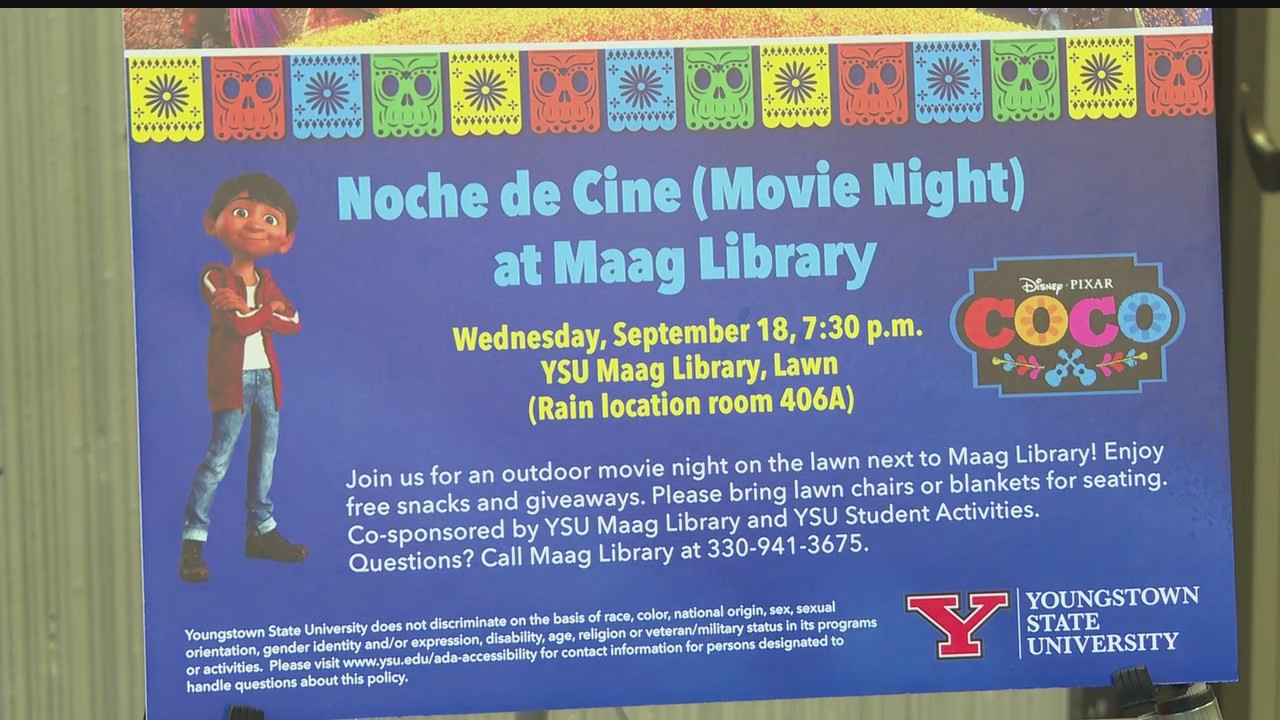 Youngstown State University hosts movie night to celebrate Hispanic
