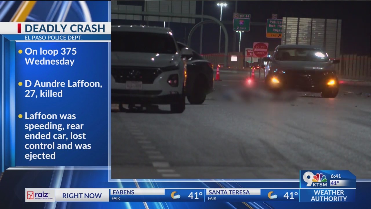 EPPD identifies man killed in crash in far East El Paso – KTSM 9 News