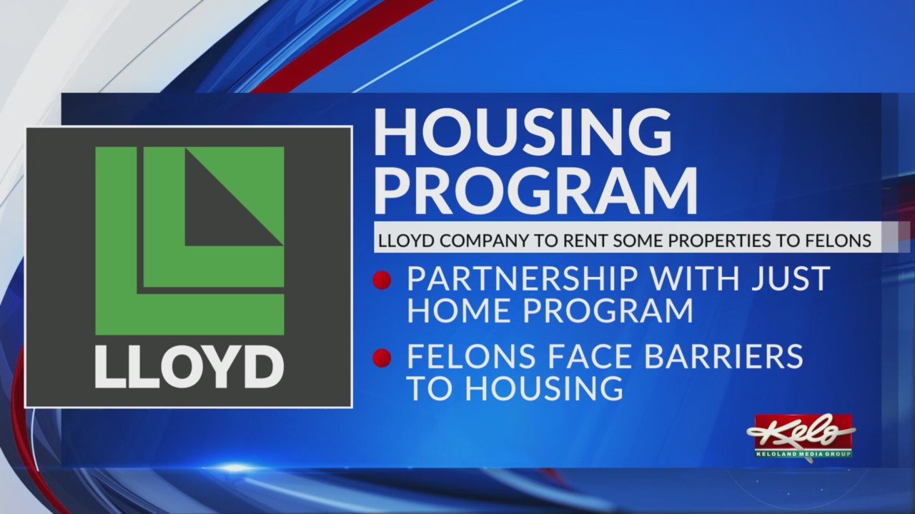 Housing program for felons expands to Lloyd Companies – KELOLAND.com