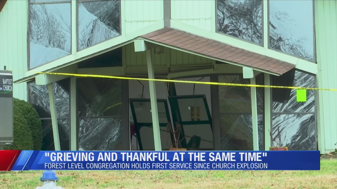 Forest Level Congregation Holds First Service Since Church Explosion