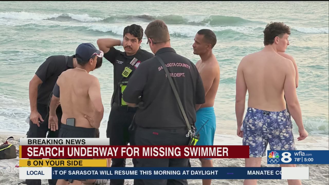 Search underway for missing swimmer – WFLA