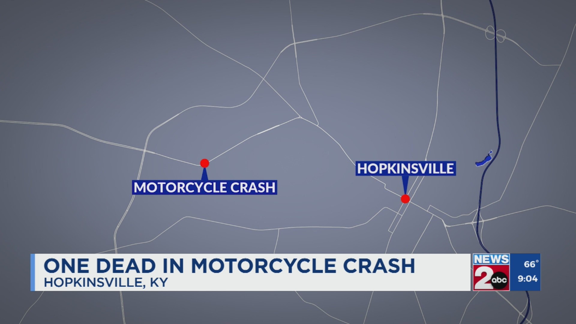 1 dead after motorcycle crash in Hopkinsville – WKRN News 2