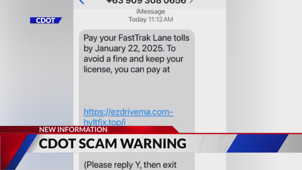 CDOT and law enforcement collaborating to combat toll scam