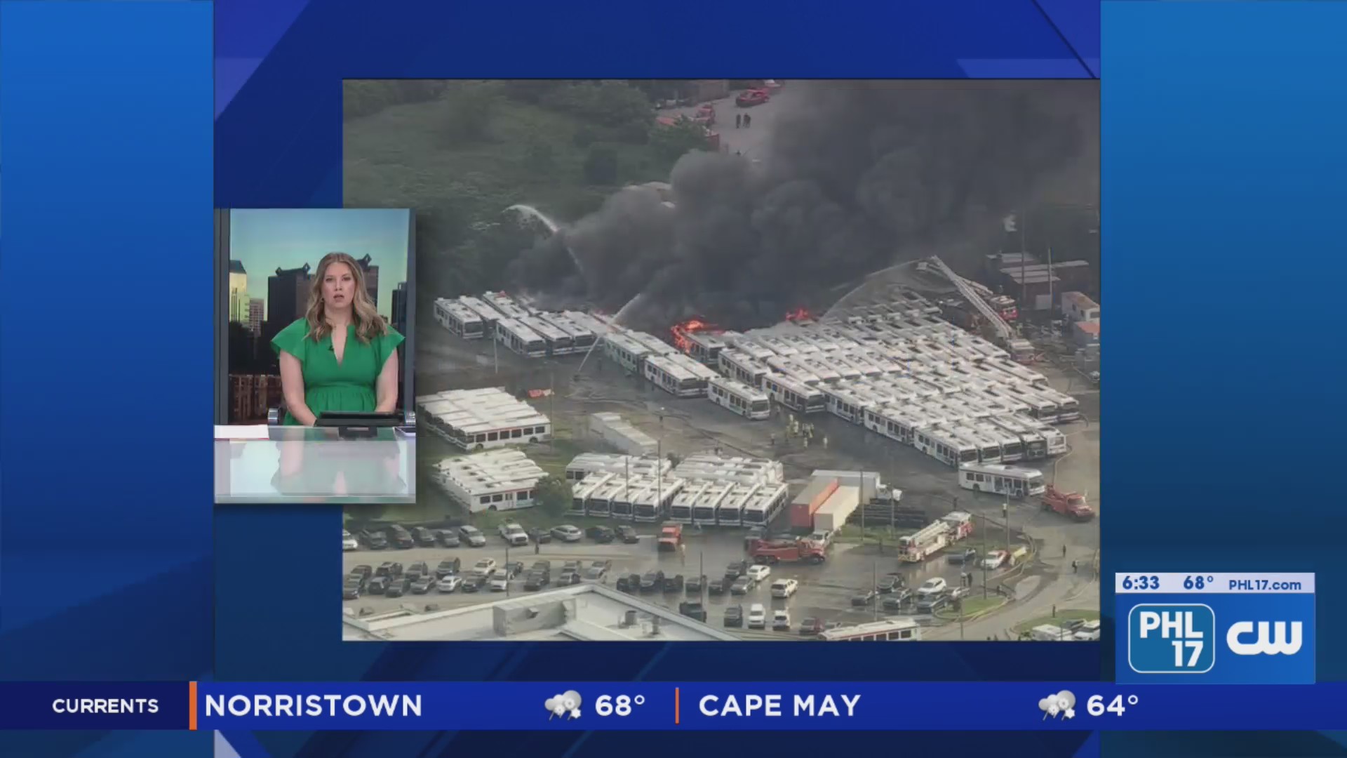 40 decommissioned buses damaged in SEPTA depot fire – PHL17.com