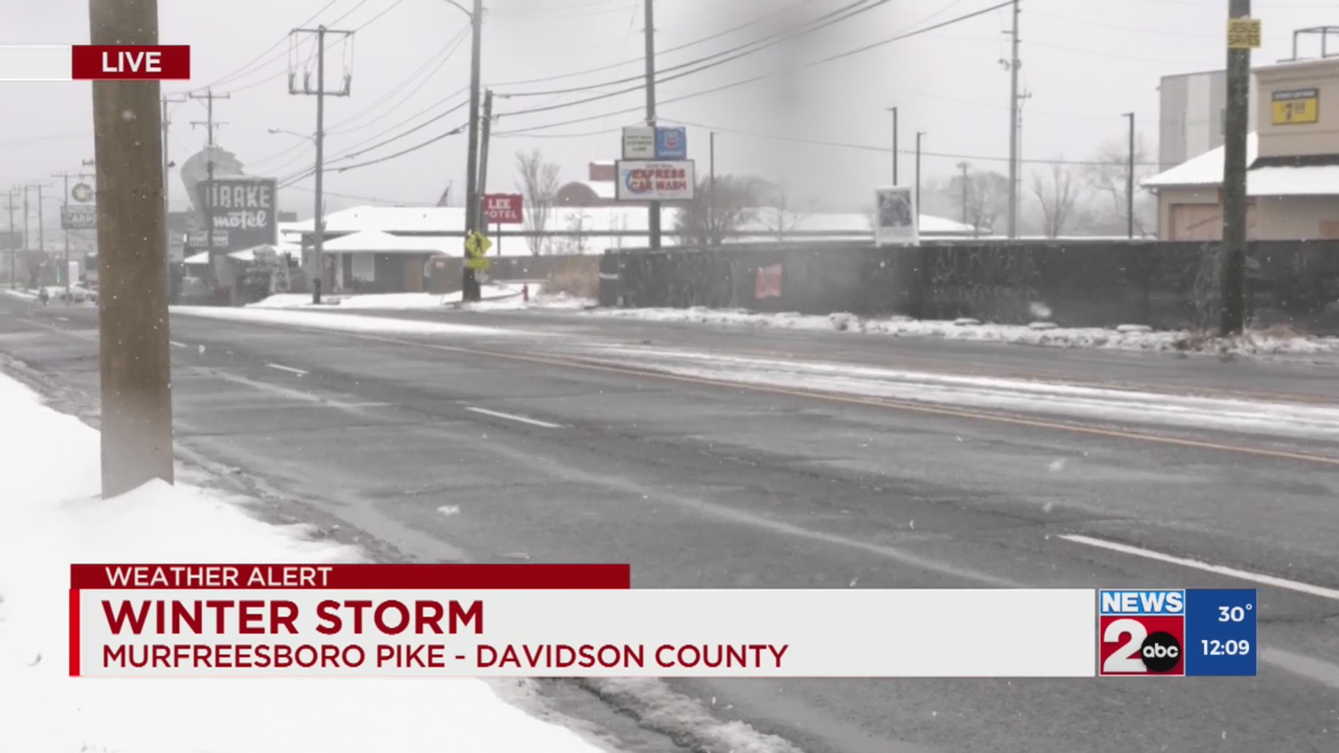 Road conditions in Davidson County, TN amid winter storm – WKRN News 2