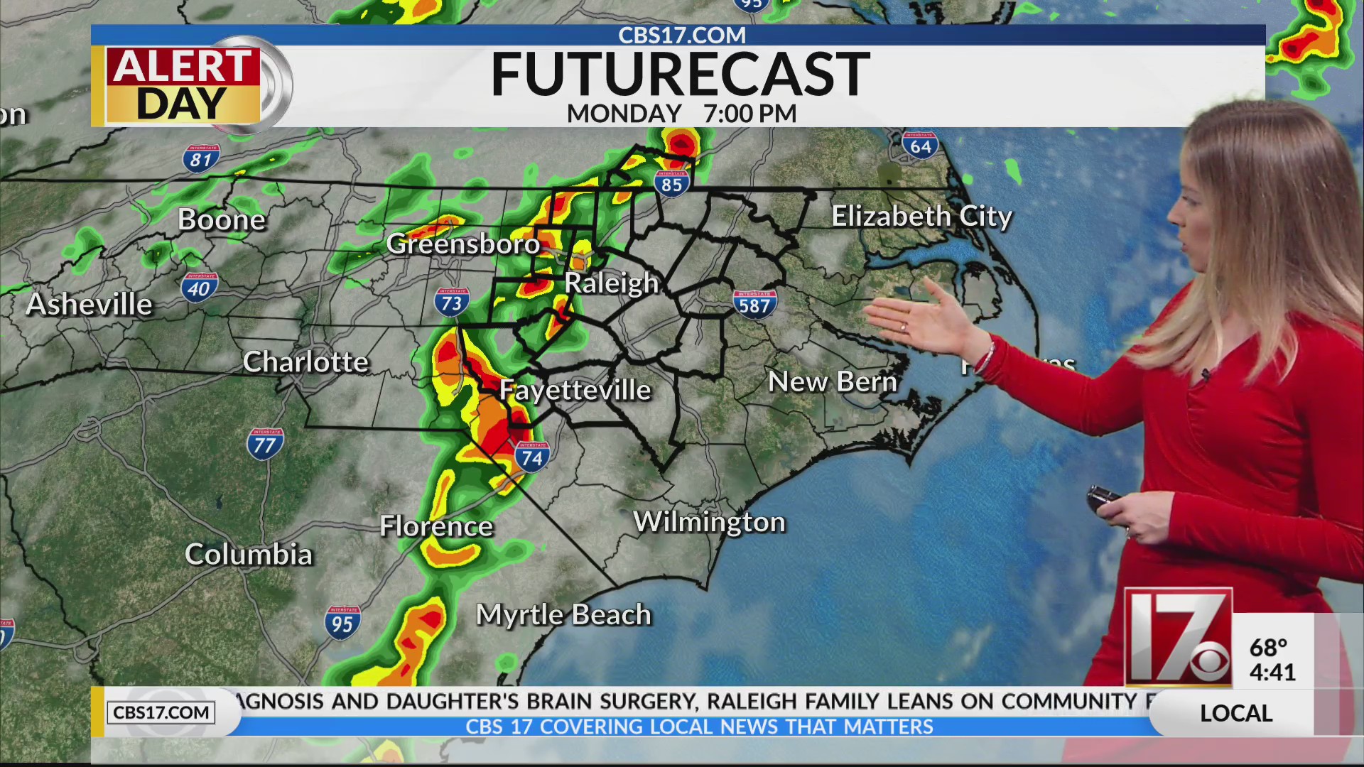 Late-day strong to severe storms expected in central NC – CBS17.com