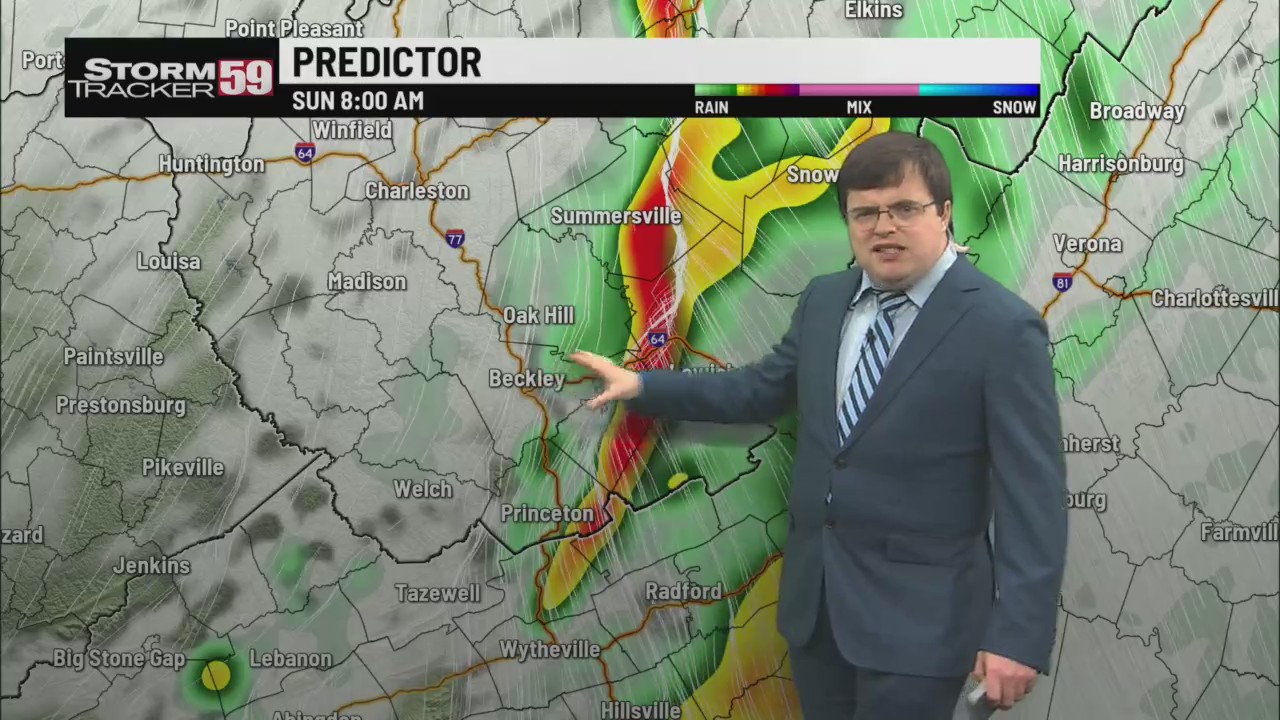 Scattered showers & storms tonight; Sunday stays unsettled with more ...