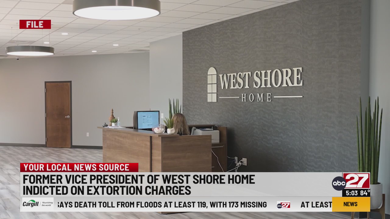 Former West Shore Home VP charged with extortion – ABC27