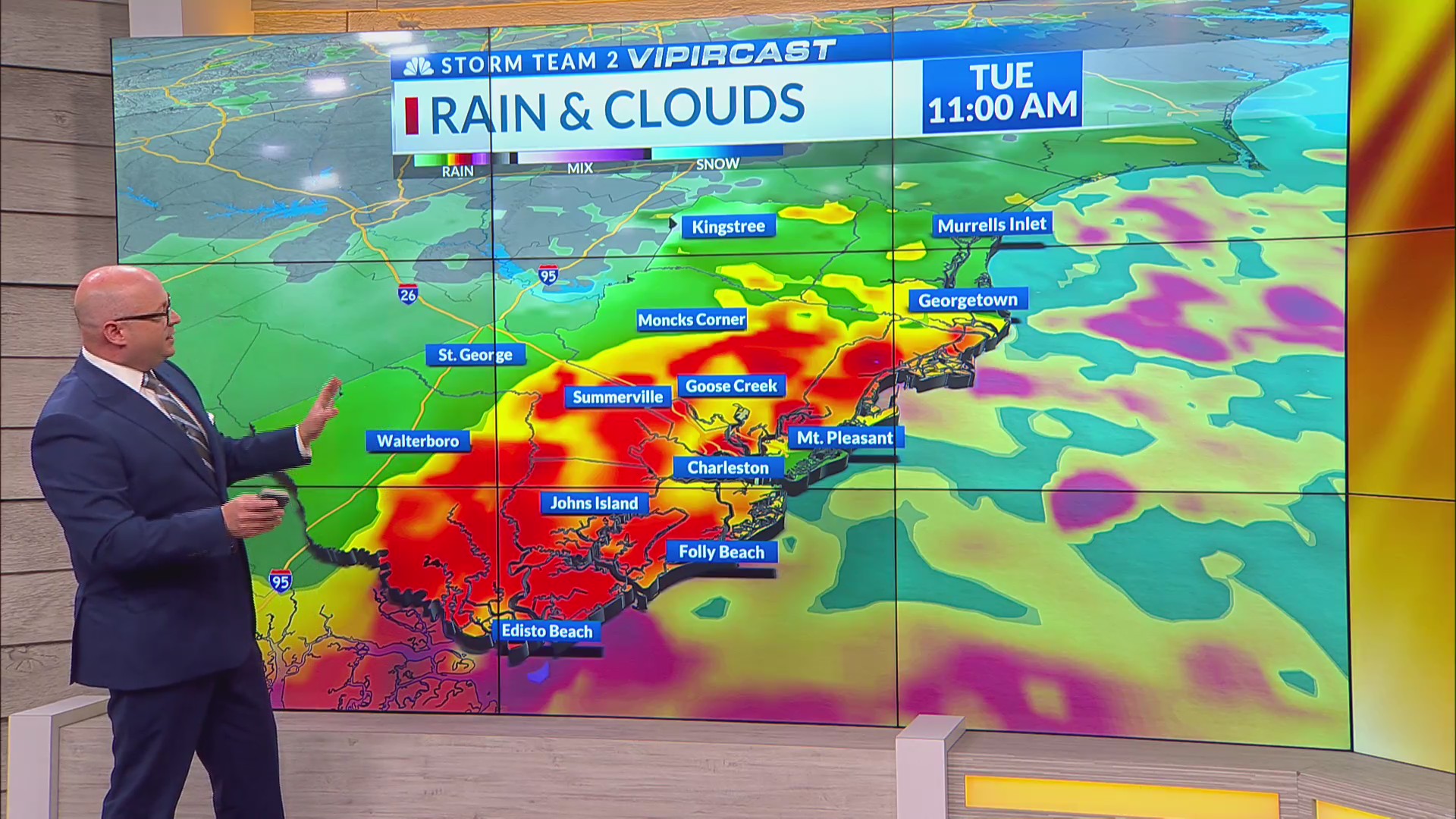 Heavy rain at times Tuesday morning through afternoon – WCBD News 2