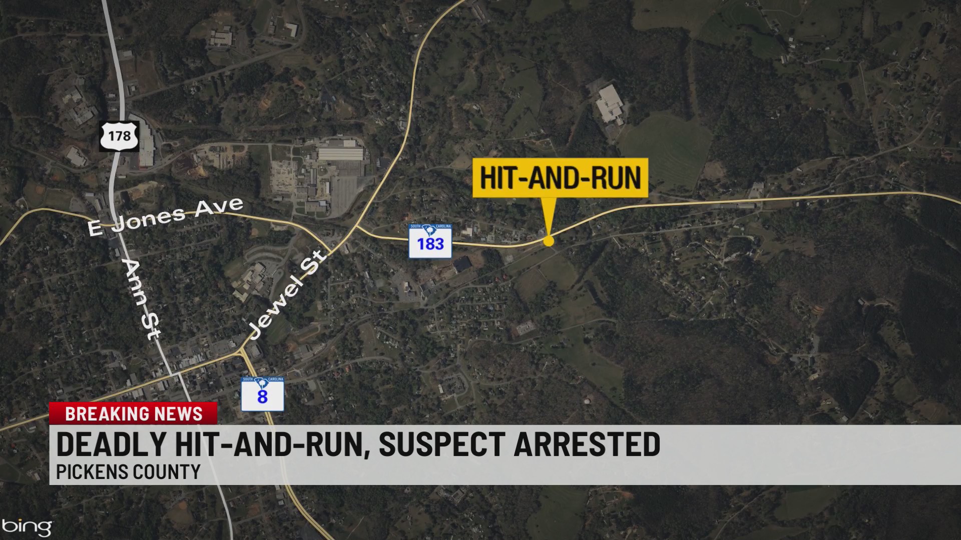Man arrested for fatal hit-and-run in Pickens Co. – WSPA 7NEWS