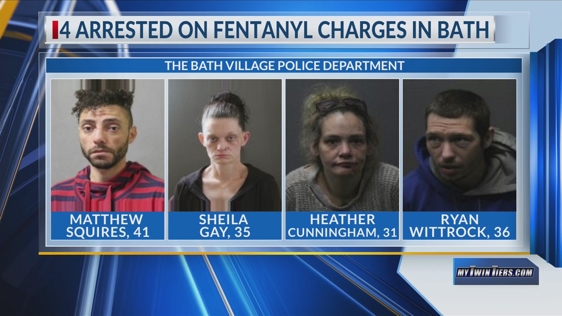 Four arrested on fentanyl charges in Bath after traffic stop – WETM ...