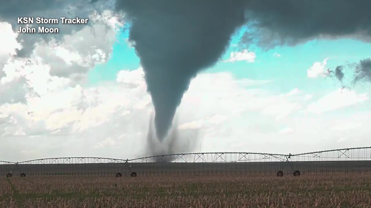 Tornado near Felt, Oklahoma on June 8, 2025 – KSN-TV