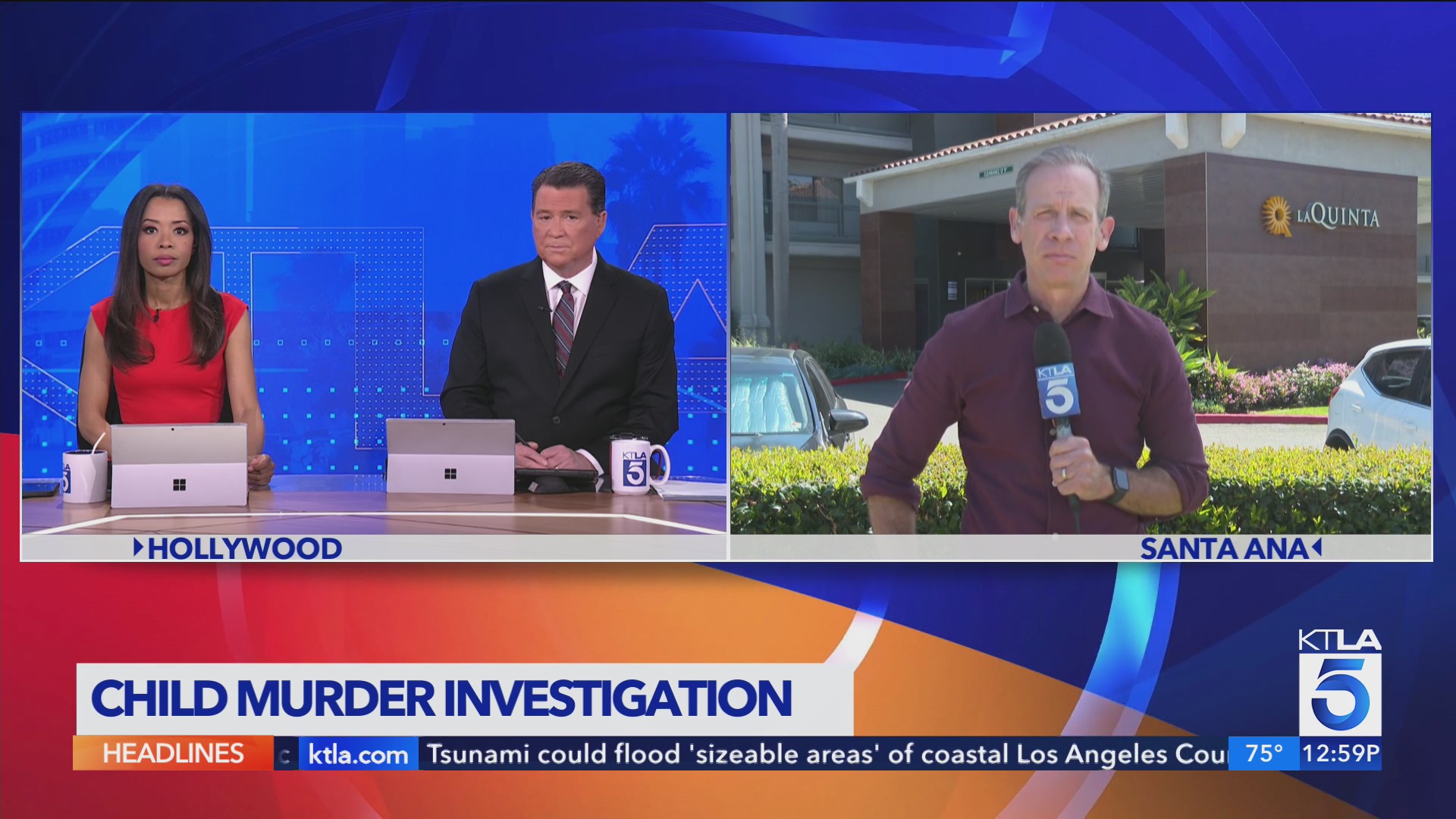 Child fatally stabbed inside Orange County motel – KTLA