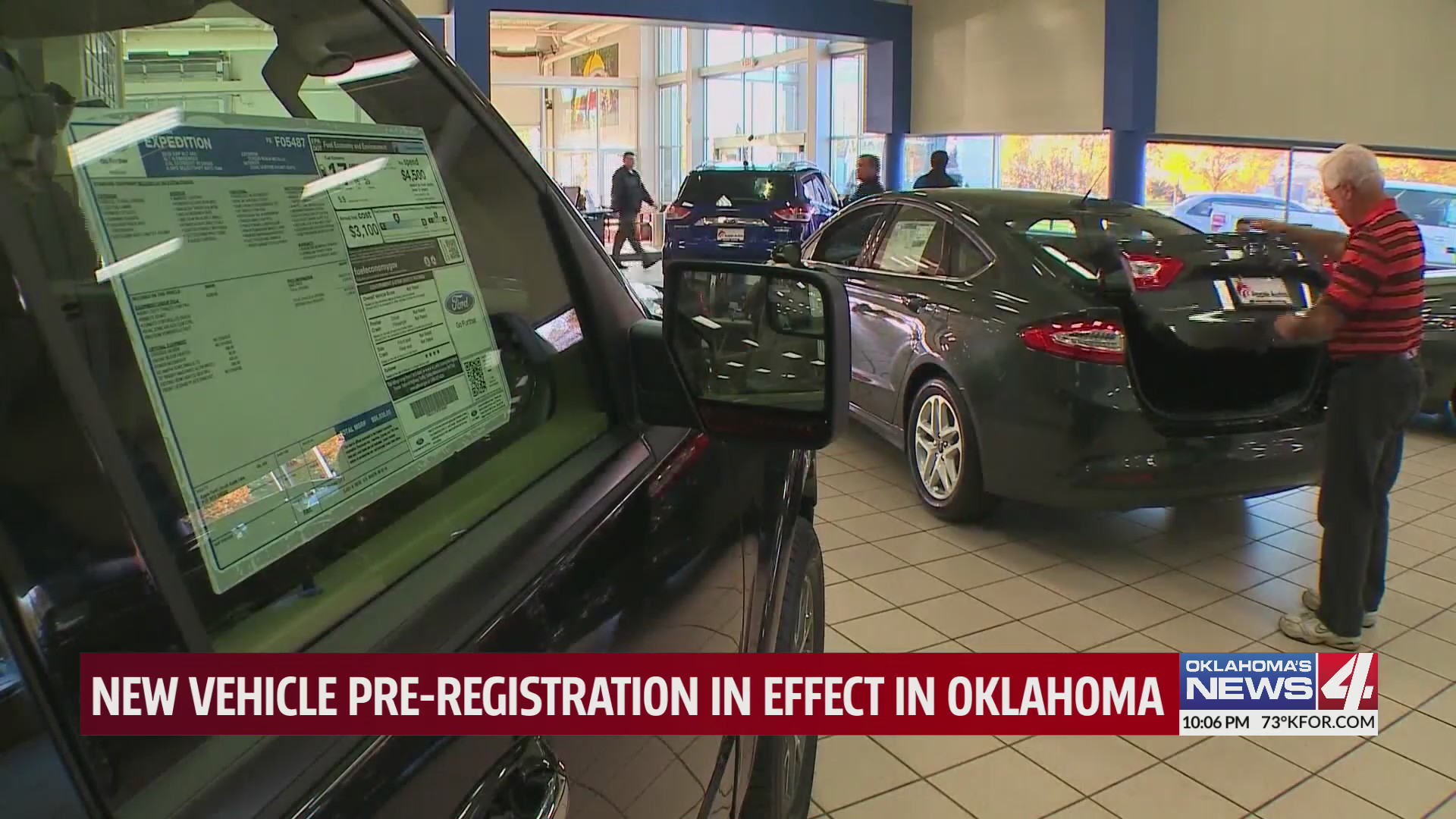 New vehicle pre-registration in effect in Oklahoma – KFOR.com Oklahoma City