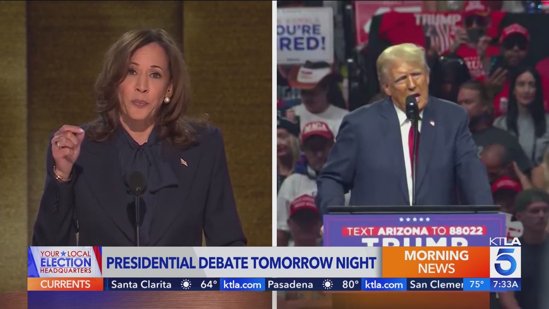 Harris and Trump prepare for Tuesday’s presidential debate – KTLA