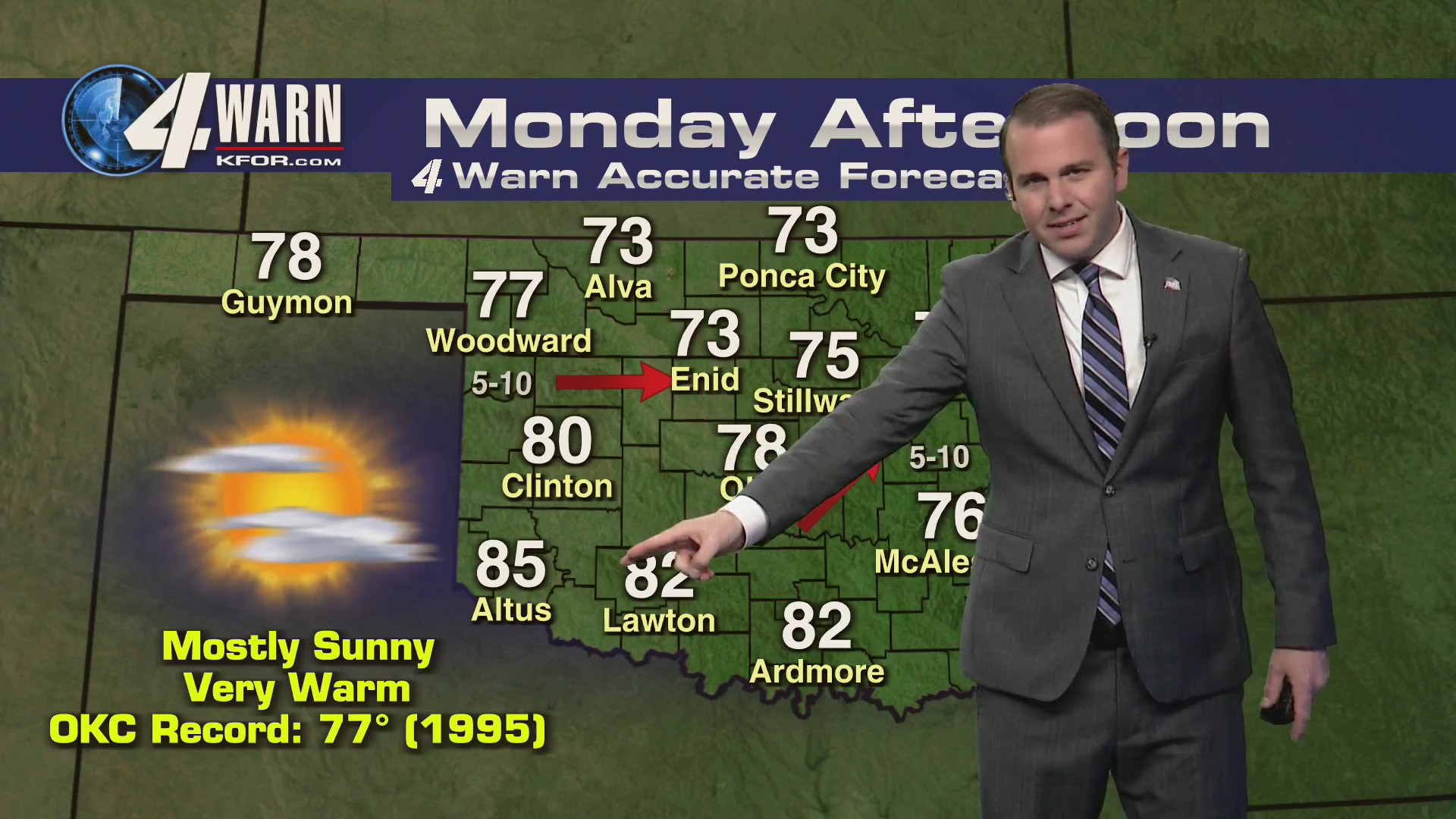 Record Breaking Temps Possible in Oklahoma – KFOR.com Oklahoma City