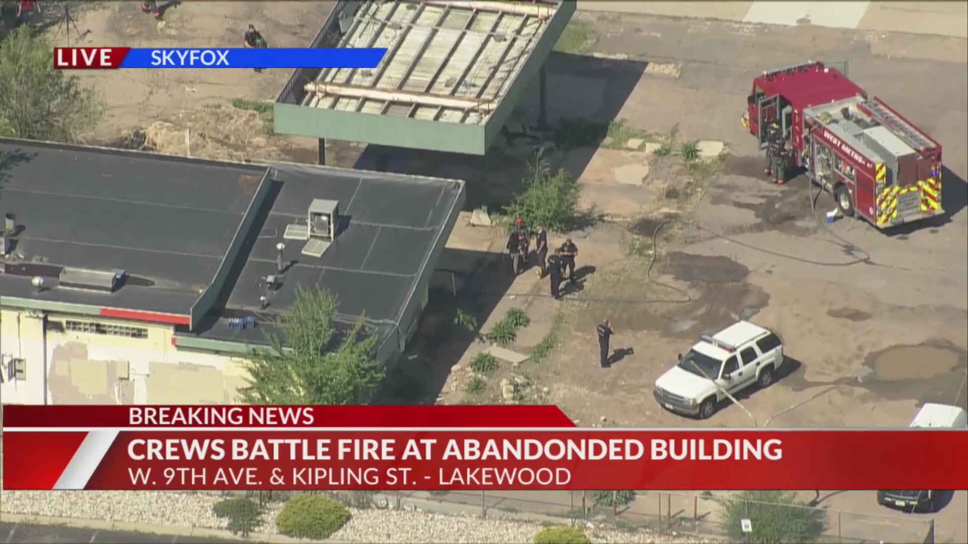 Crews respond to fire at vacant Lakewood building – FOX31 Denver