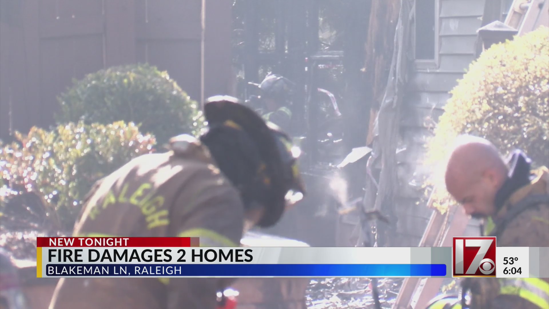 Fire heavily damages home in northwest Raleigh – CBS17.com
