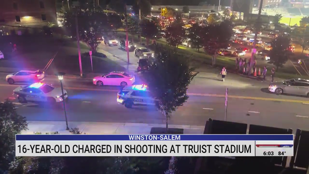 16-year-old charged in shooting in Truist Stadium parking lot, Winston ...