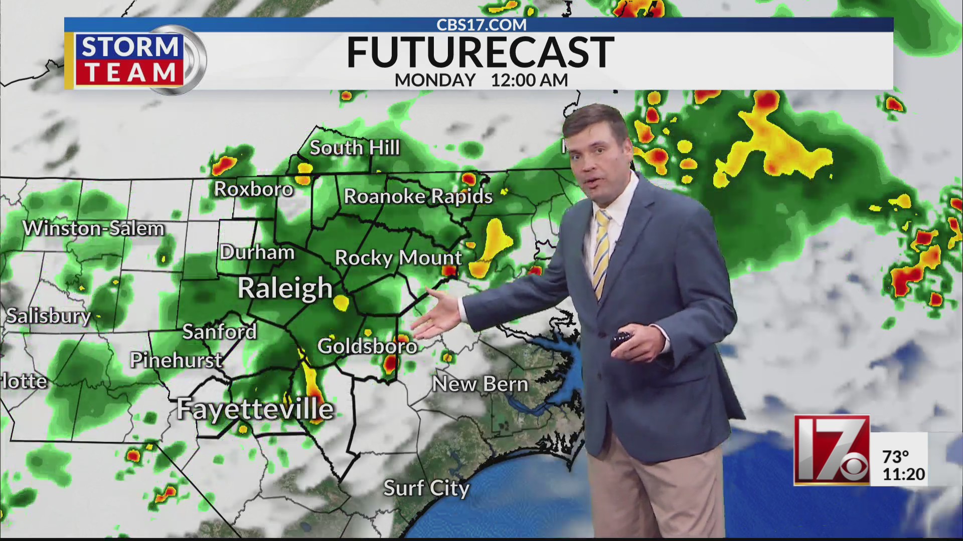 Lance Blocker’s Monday central NC weather forecast – CBS17.com