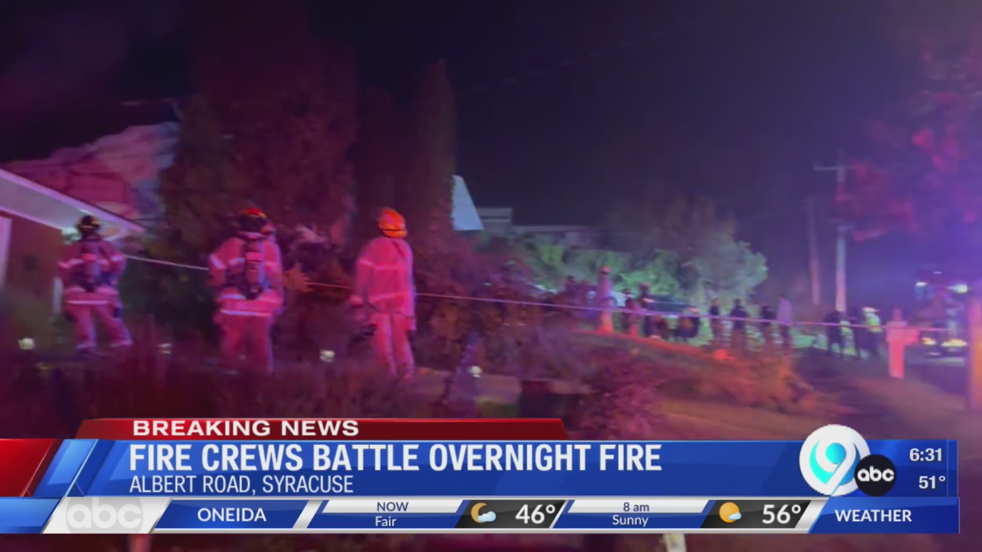 Elderly person rescued from house fire in Syracuse – WSYR