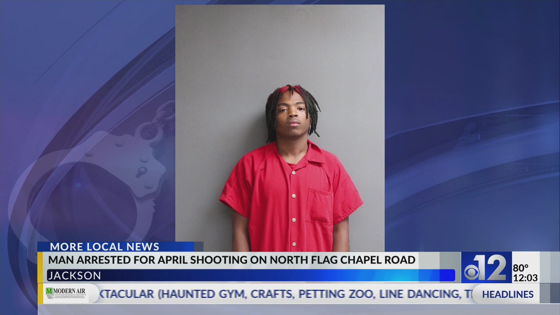 Jackson man charged in fatal shooting on N. Flag Chapel Road – WJTV