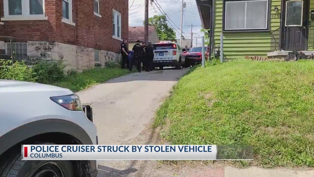 Five in custody after stolen Kia strikes police cruiser – NBC4 WCMH-TV