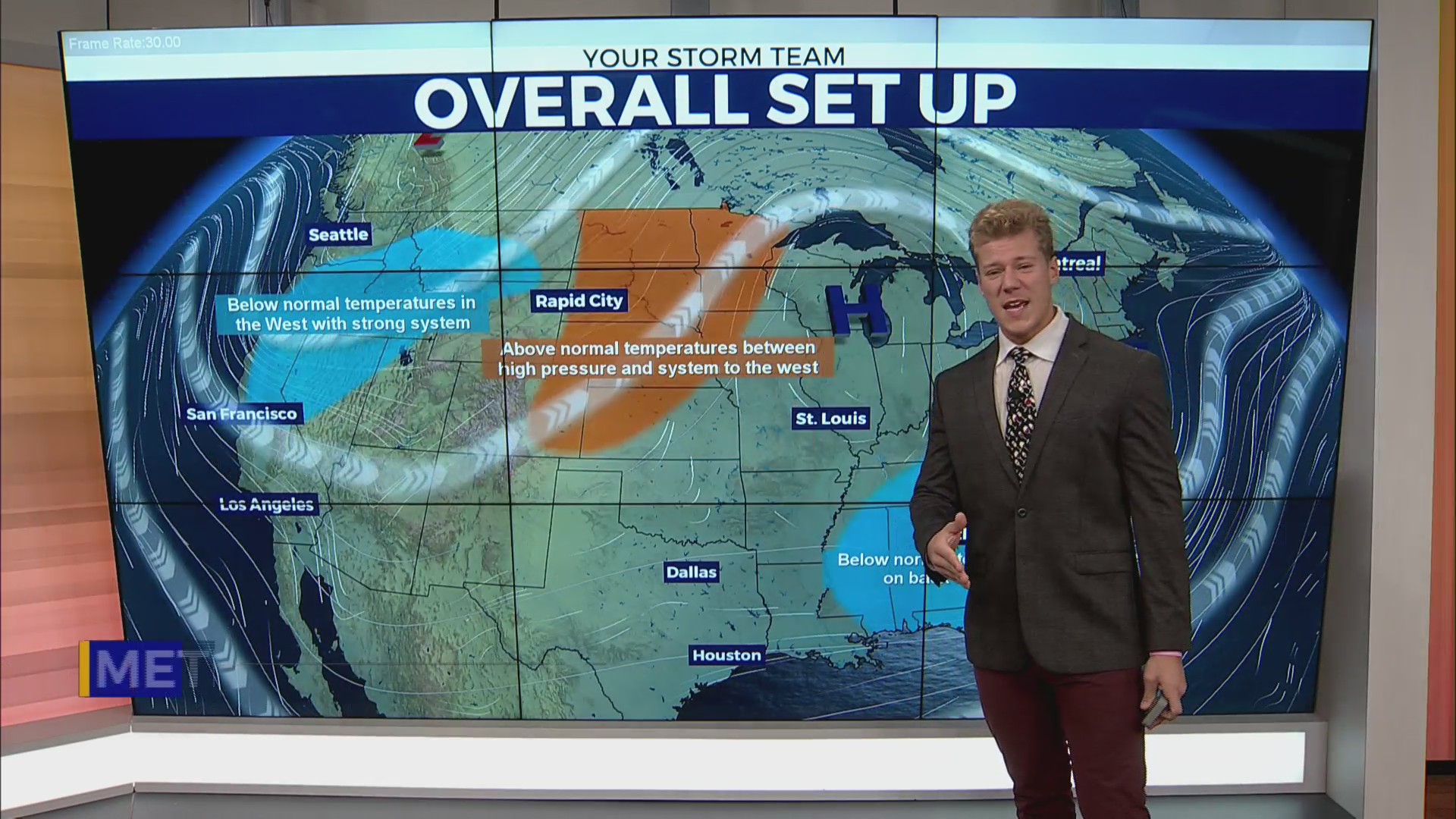 Cooler temperatures on the way for the rest of the week ...