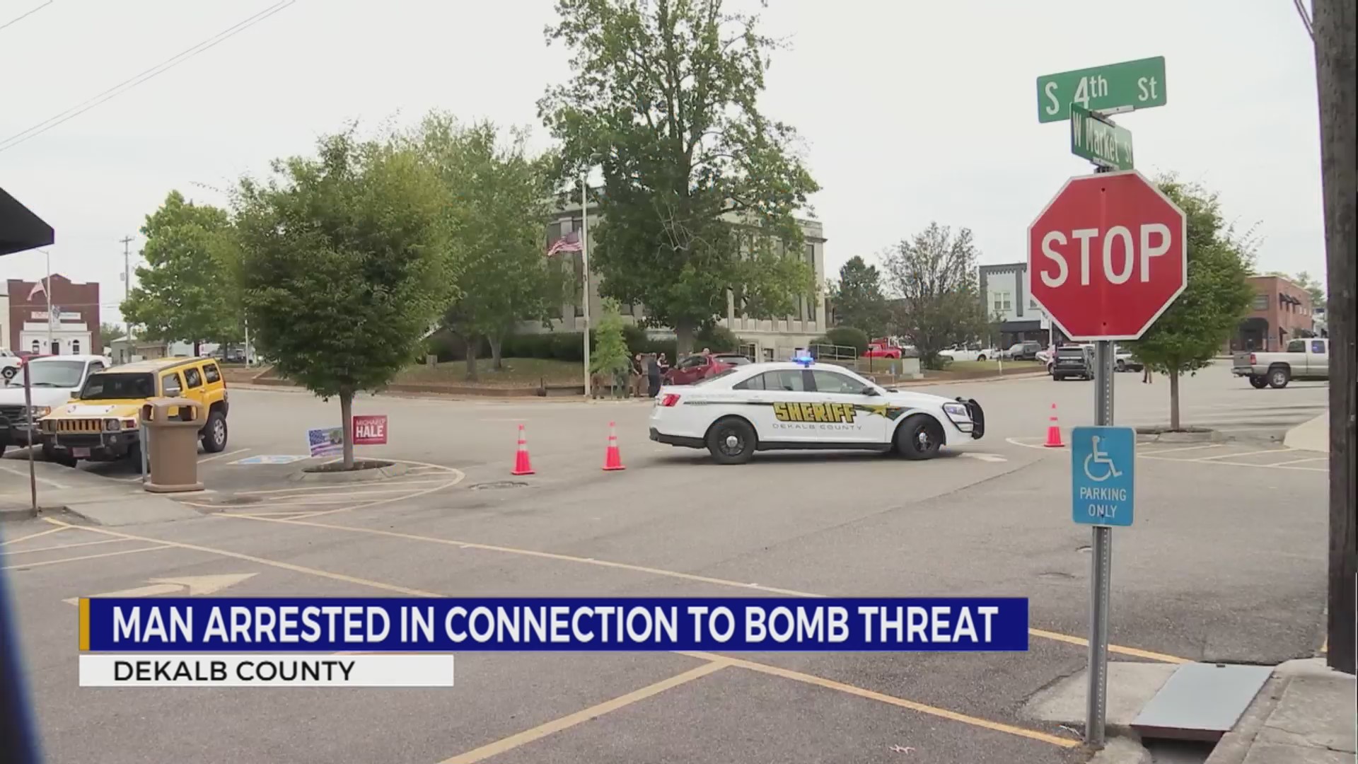Man arrested in connection to DeKalb County bomb threat – WKRN News 2