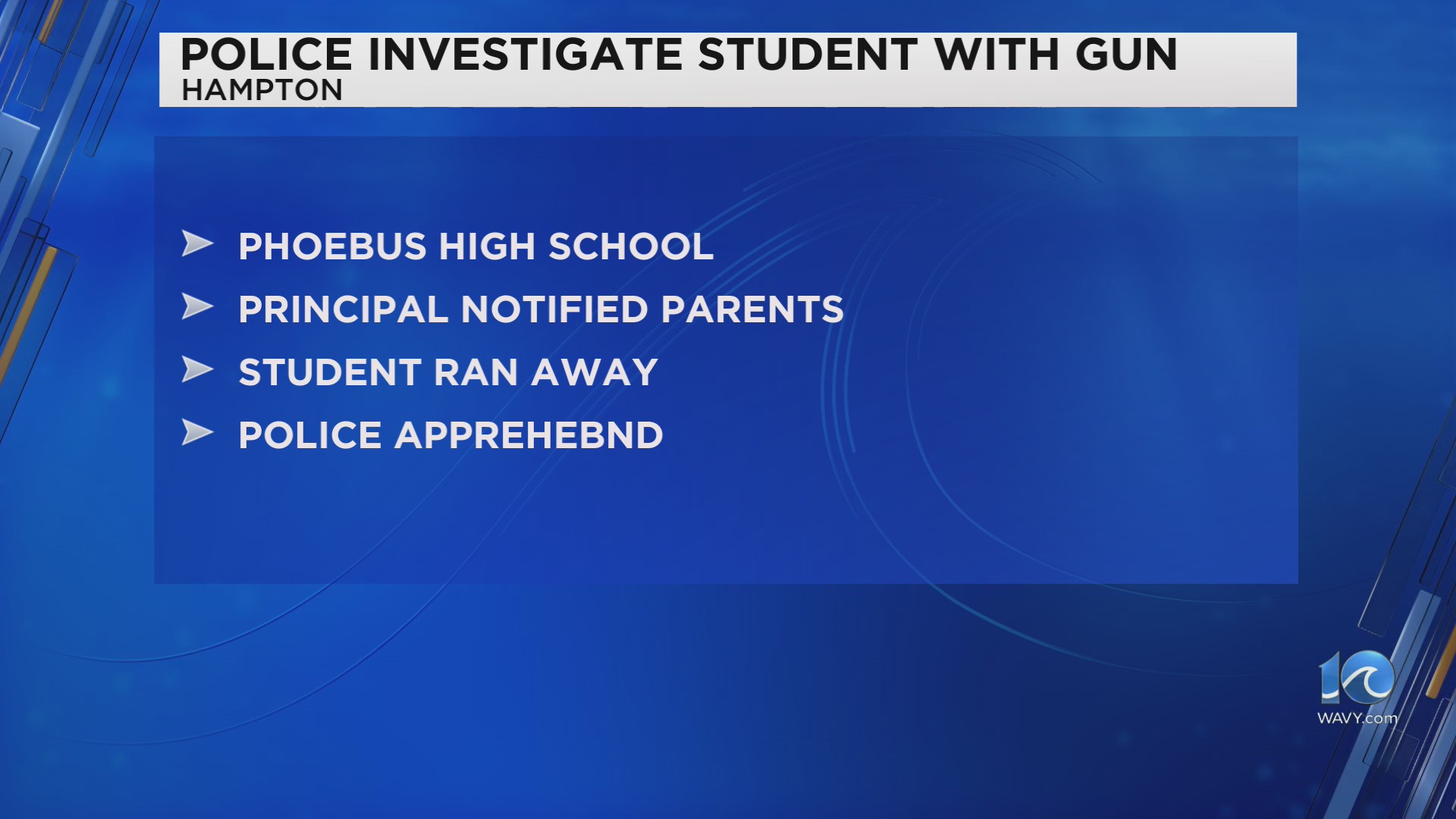 Phoebus High student arrested after being found with gun, police say ...