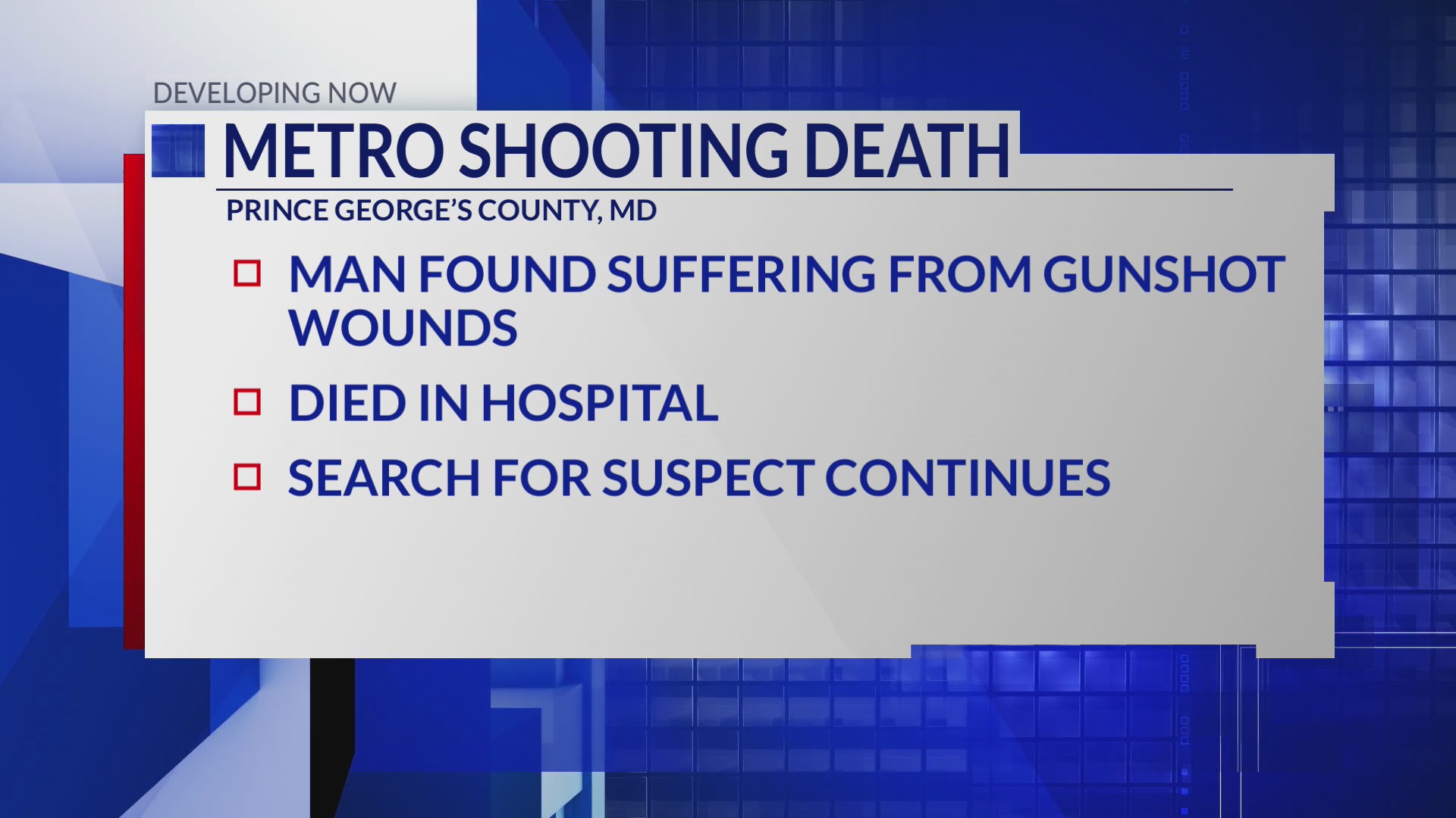 Man dies after shooting at Suitland Metro Station – DC News Now | DC ...