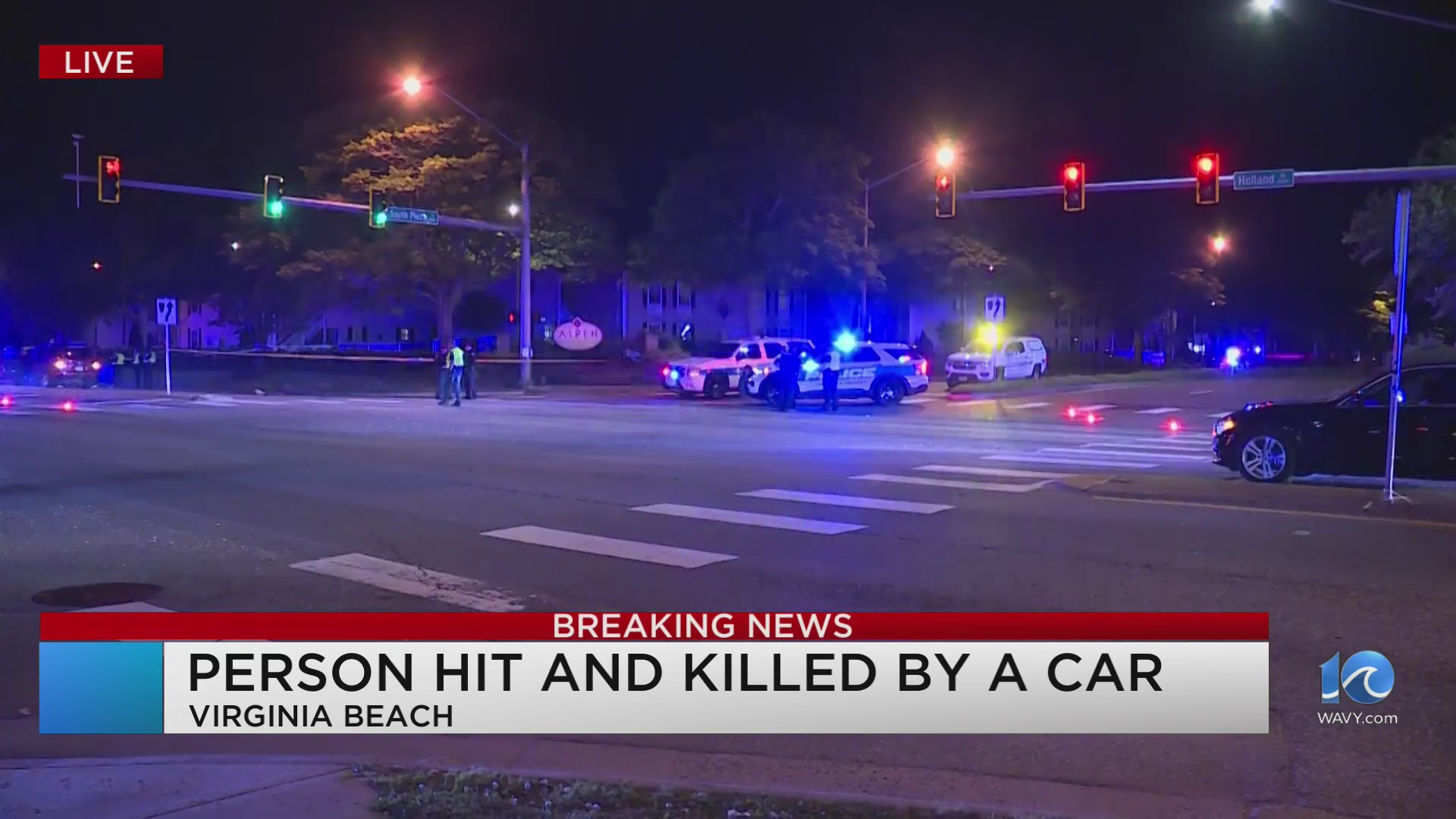 Police: Pedestrian dead in Virginia Beach crash – WAVY.com