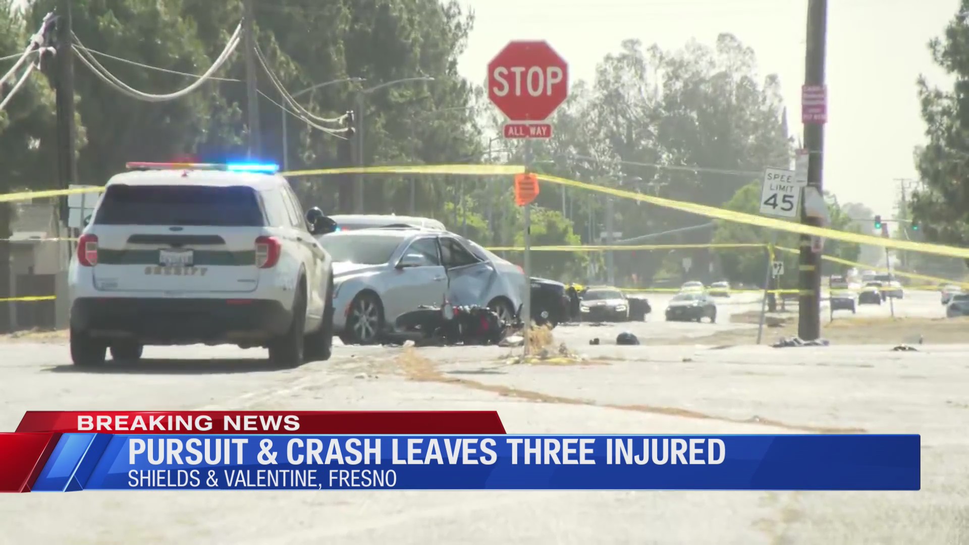 3 hospitalized after speed chase crash in Fresno – CBS47 and KSEE24 ...