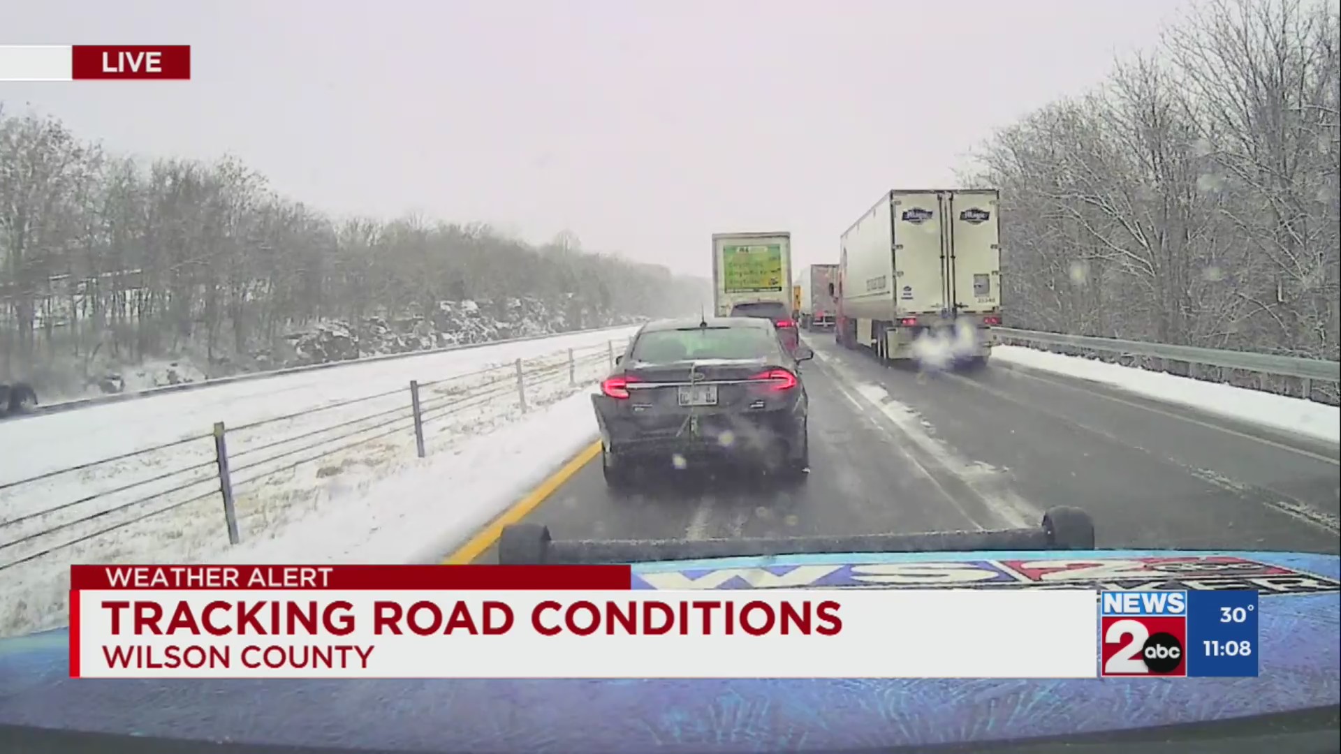 Monitoring road conditions in Wilson County – WKRN News 2