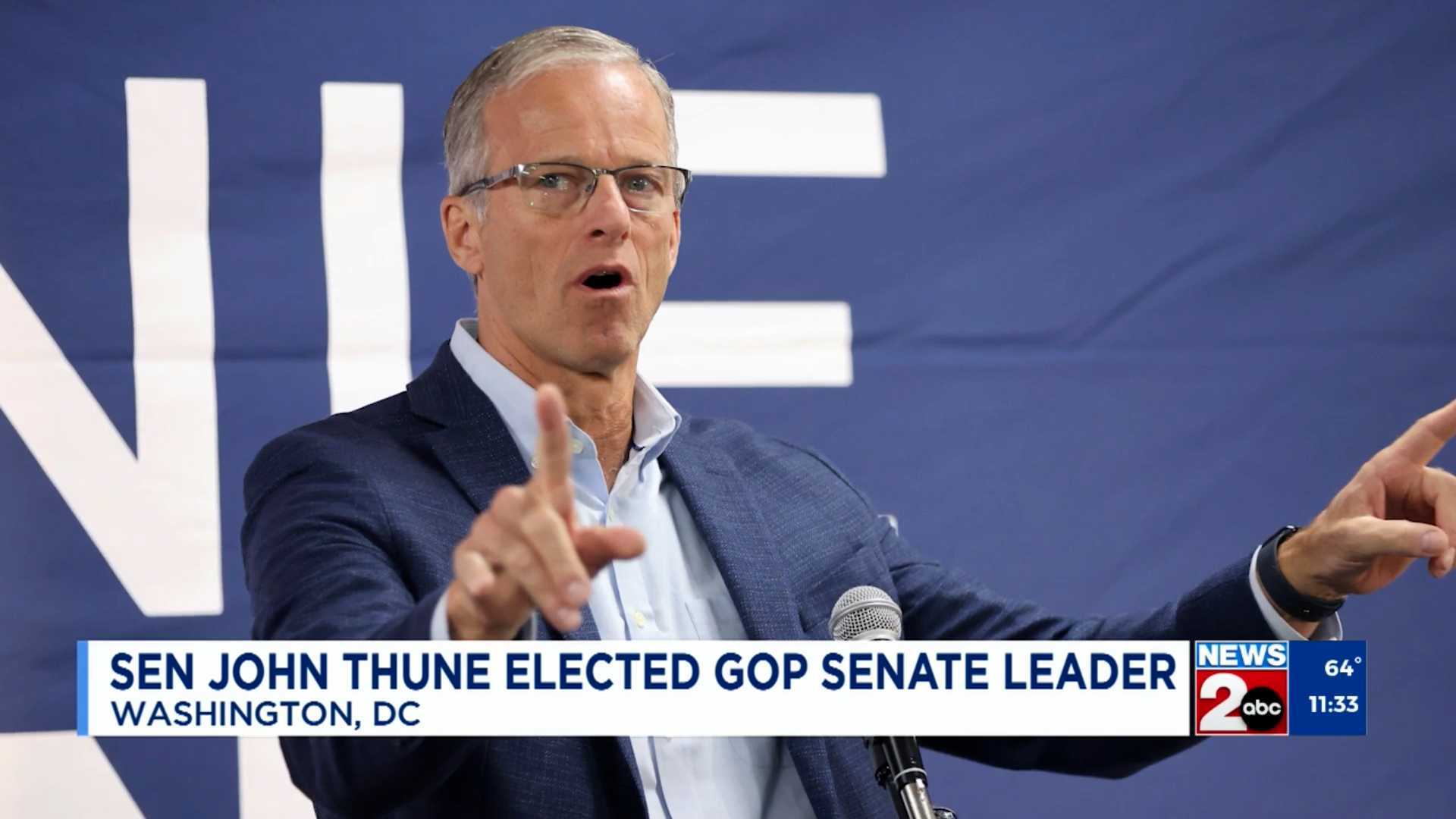 South Dakota Sen. John Thune elected Senate majority leader – WKRN News 2