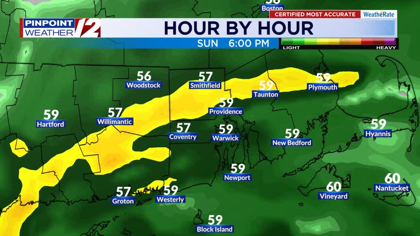 WPRI 12 Weather Alert 10/12/25: Tracking Heavy Rain and Strong Winds ...