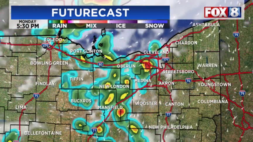 FORECAST: Scattered storms and showers with possible flooding – Fox 8 ...